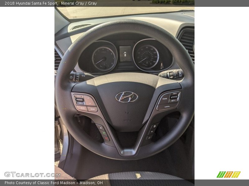 Mineral Gray / Gray 2018 Hyundai Santa Fe Sport