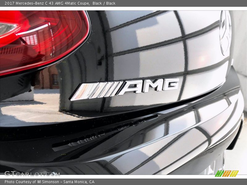 Black / Black 2017 Mercedes-Benz C 43 AMG 4Matic Coupe