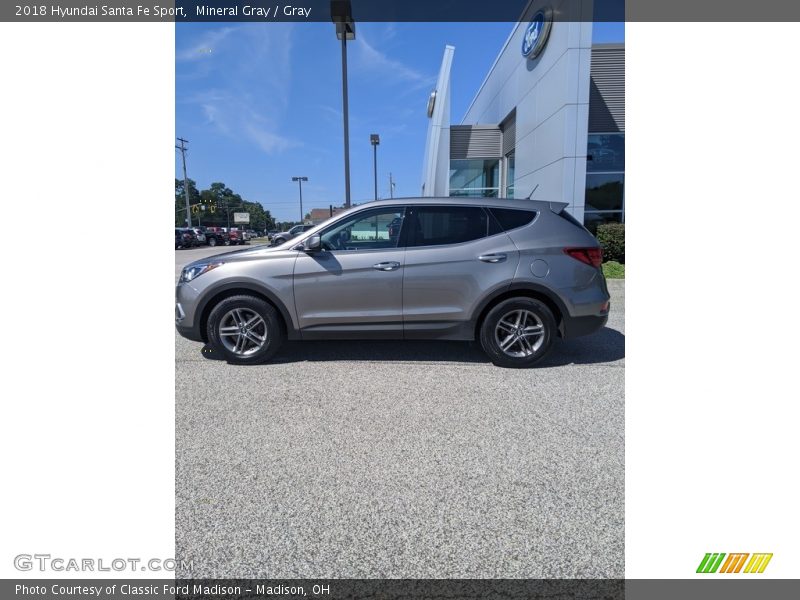 Mineral Gray / Gray 2018 Hyundai Santa Fe Sport