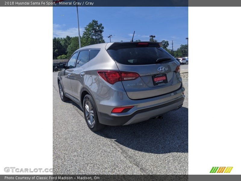 Mineral Gray / Gray 2018 Hyundai Santa Fe Sport