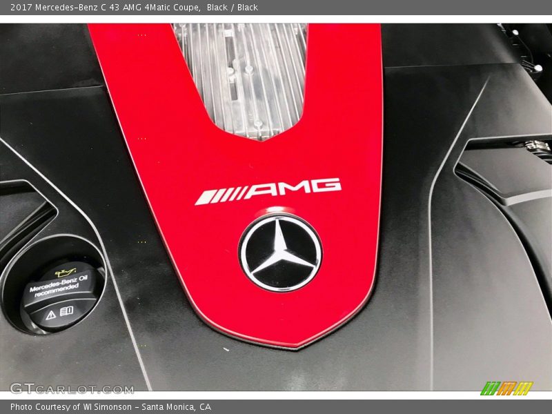 Black / Black 2017 Mercedes-Benz C 43 AMG 4Matic Coupe