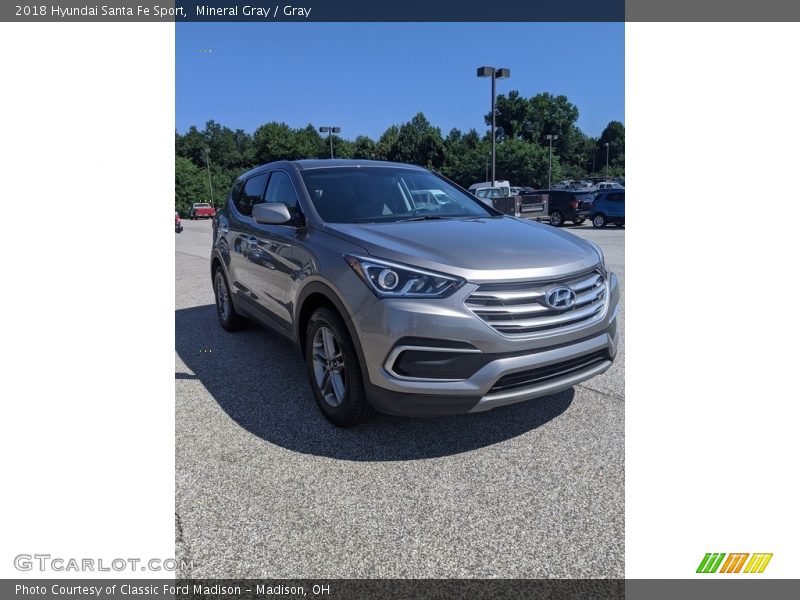 Mineral Gray / Gray 2018 Hyundai Santa Fe Sport