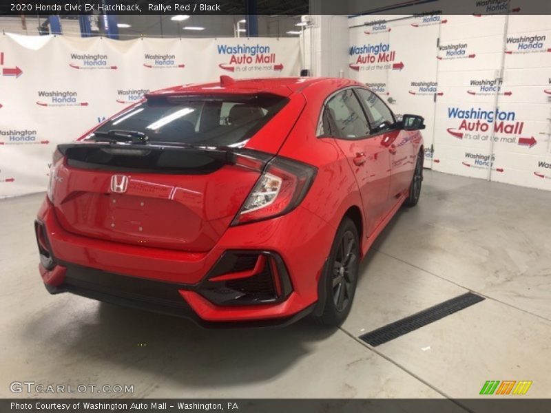 Rallye Red / Black 2020 Honda Civic EX Hatchback