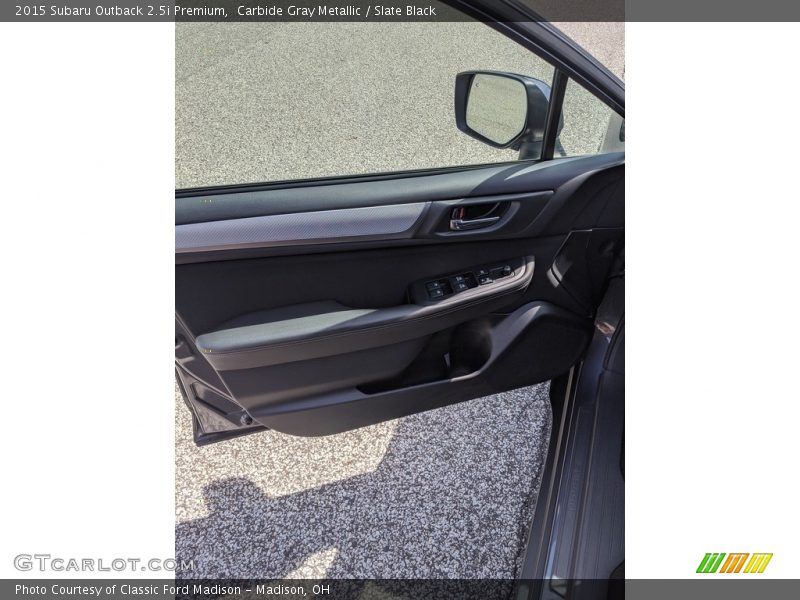 Carbide Gray Metallic / Slate Black 2015 Subaru Outback 2.5i Premium