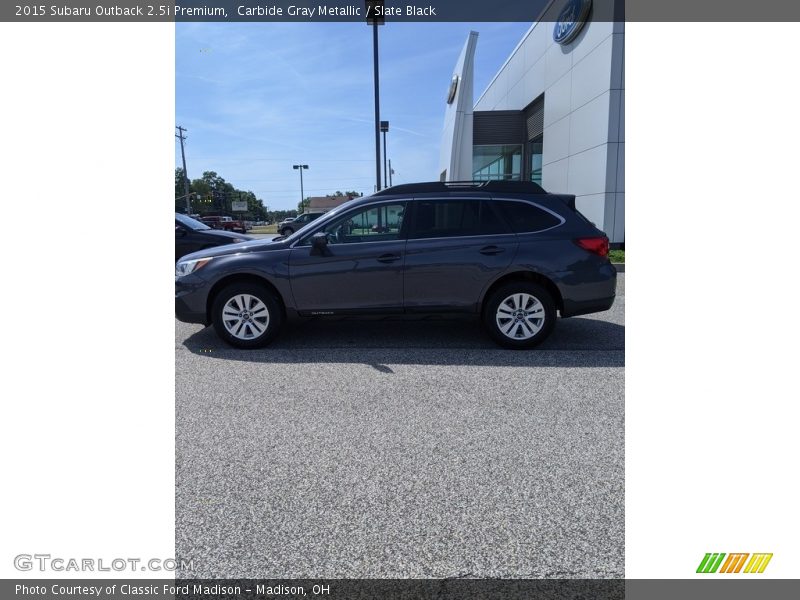 Carbide Gray Metallic / Slate Black 2015 Subaru Outback 2.5i Premium