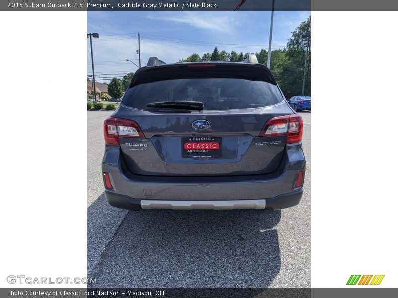Carbide Gray Metallic / Slate Black 2015 Subaru Outback 2.5i Premium