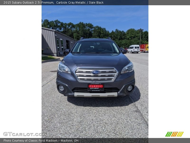 Carbide Gray Metallic / Slate Black 2015 Subaru Outback 2.5i Premium