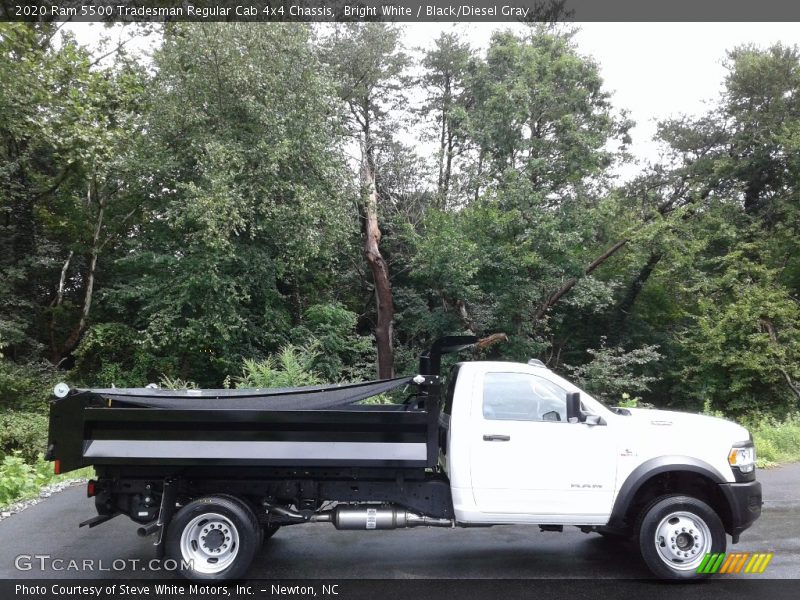 Bright White / Black/Diesel Gray 2020 Ram 5500 Tradesman Regular Cab 4x4 Chassis