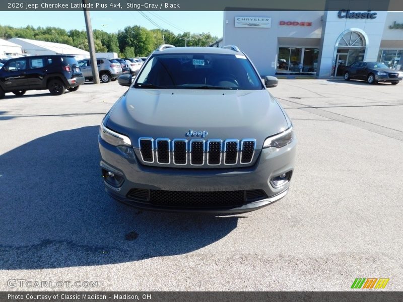 Sting-Gray / Black 2020 Jeep Cherokee Latitude Plus 4x4