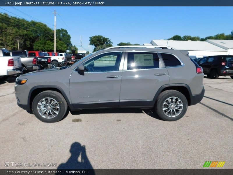 Sting-Gray / Black 2020 Jeep Cherokee Latitude Plus 4x4