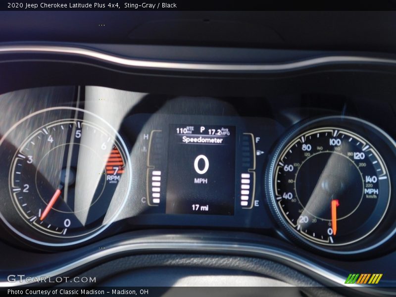 Sting-Gray / Black 2020 Jeep Cherokee Latitude Plus 4x4