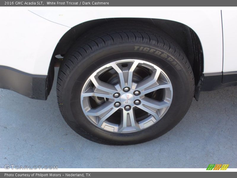 White Frost Tricoat / Dark Cashmere 2016 GMC Acadia SLT