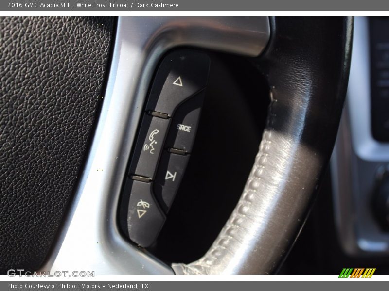 White Frost Tricoat / Dark Cashmere 2016 GMC Acadia SLT