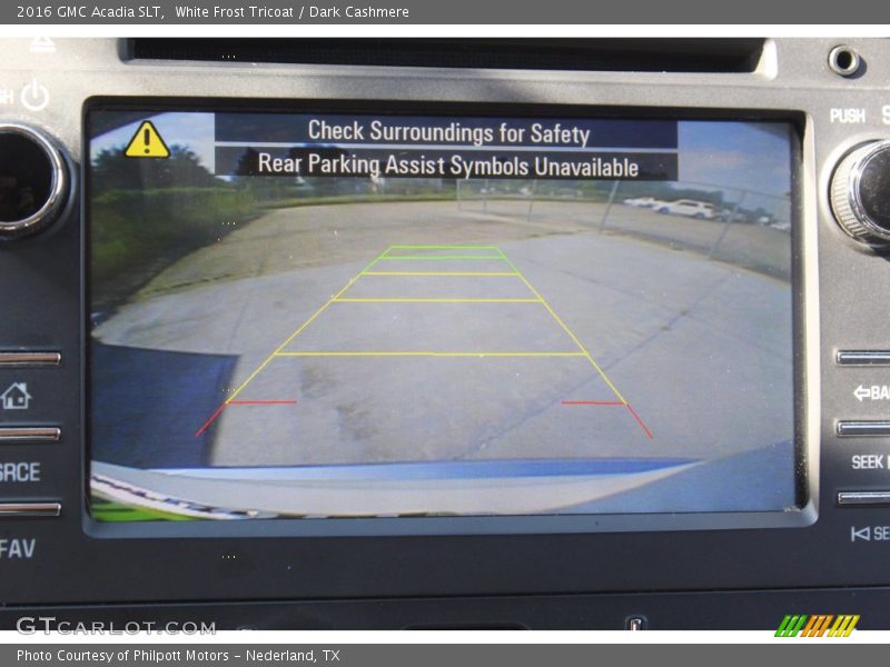 White Frost Tricoat / Dark Cashmere 2016 GMC Acadia SLT