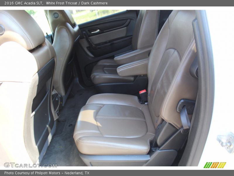 White Frost Tricoat / Dark Cashmere 2016 GMC Acadia SLT