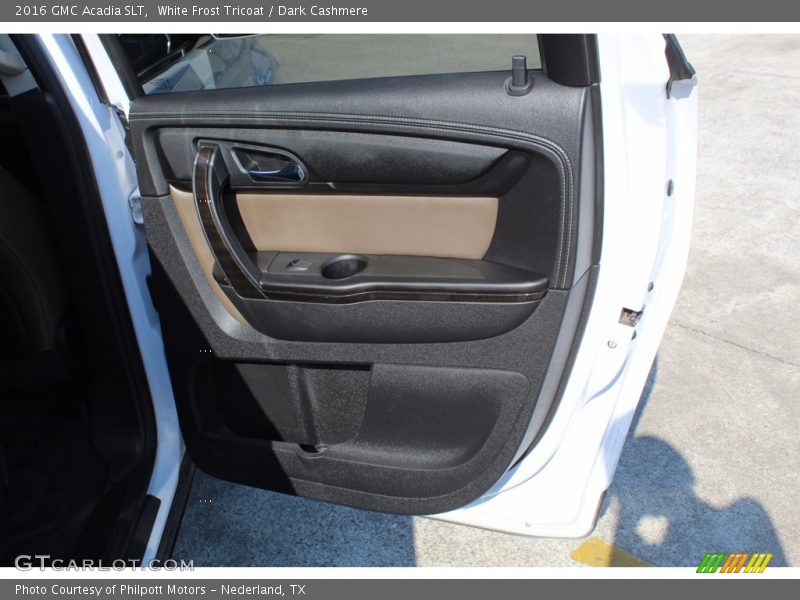White Frost Tricoat / Dark Cashmere 2016 GMC Acadia SLT