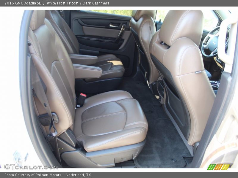White Frost Tricoat / Dark Cashmere 2016 GMC Acadia SLT