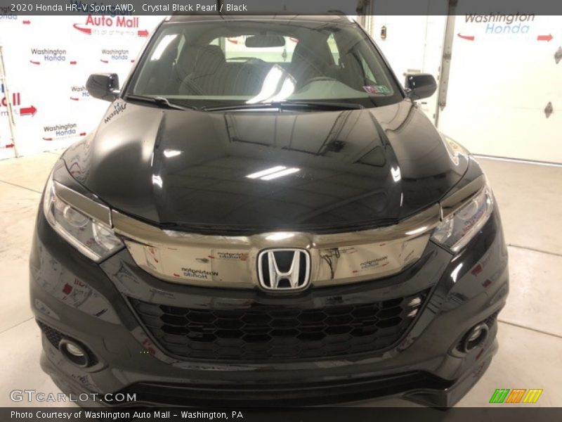 Crystal Black Pearl / Black 2020 Honda HR-V Sport AWD