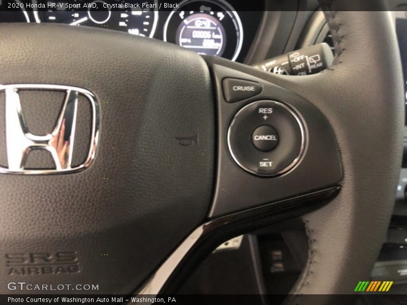 Crystal Black Pearl / Black 2020 Honda HR-V Sport AWD