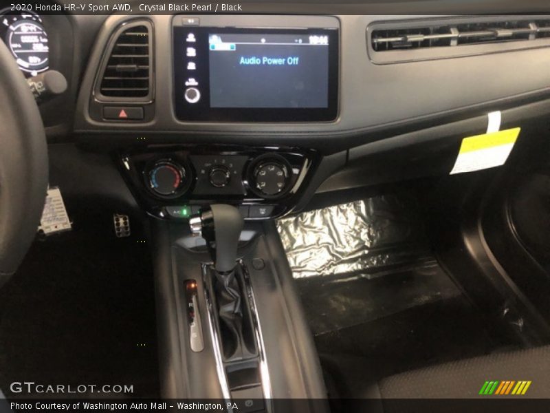 Crystal Black Pearl / Black 2020 Honda HR-V Sport AWD