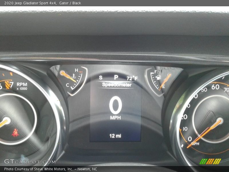  2020 Gladiator Sport 4x4 Sport 4x4 Gauges