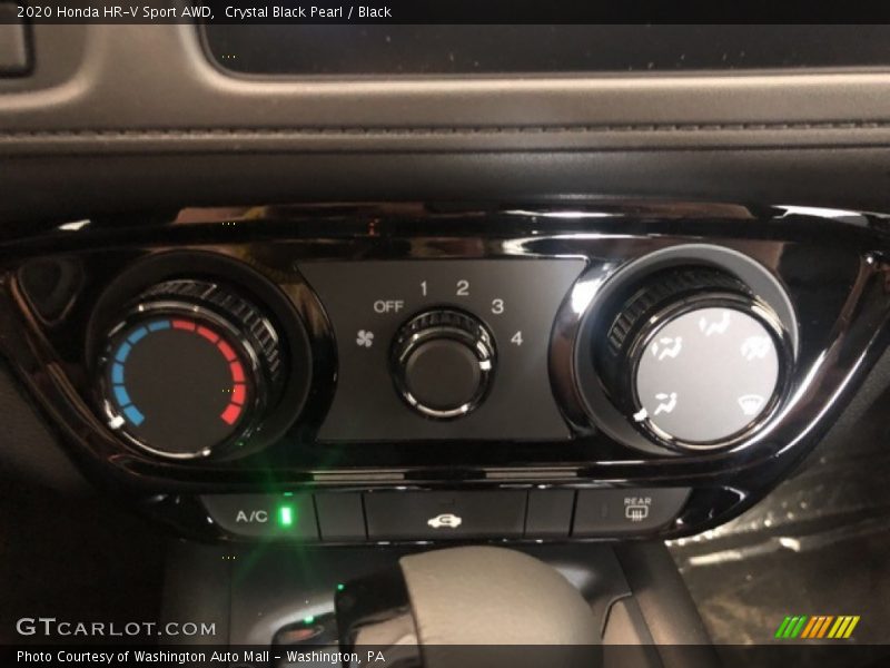 Crystal Black Pearl / Black 2020 Honda HR-V Sport AWD