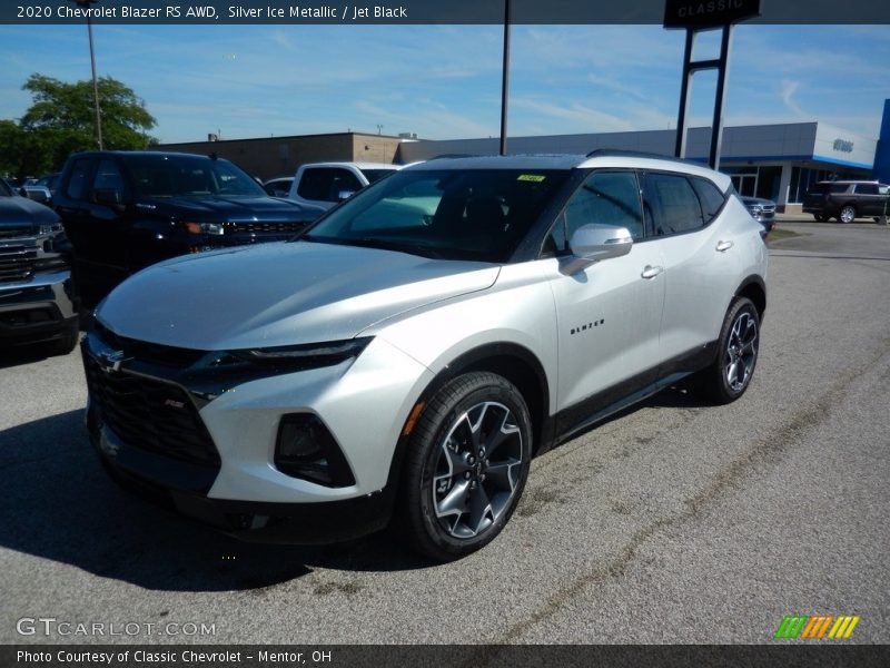 Silver Ice Metallic / Jet Black 2020 Chevrolet Blazer RS AWD