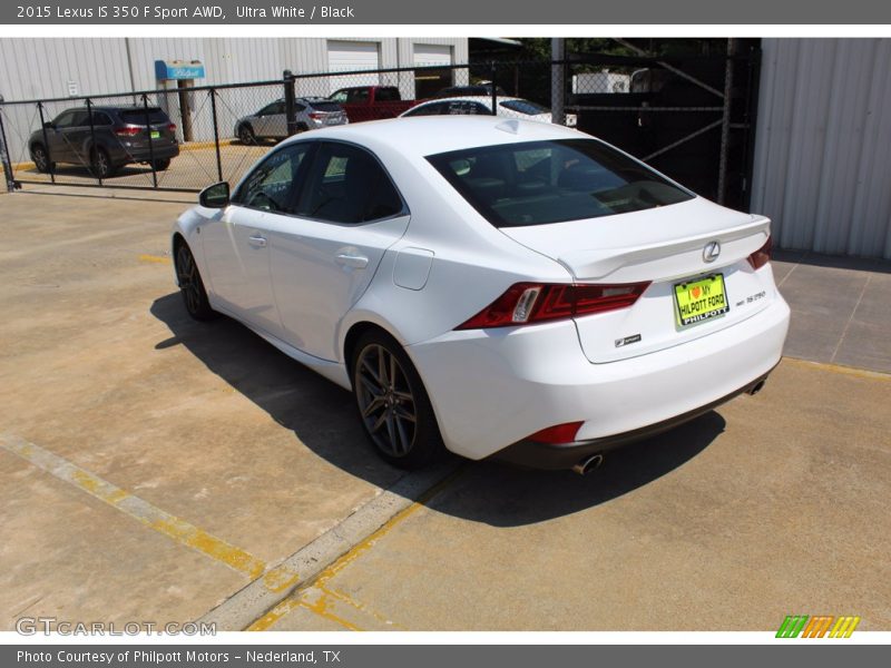 Ultra White / Black 2015 Lexus IS 350 F Sport AWD