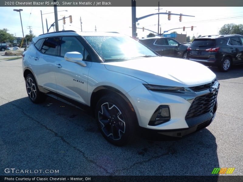 Silver Ice Metallic / Jet Black 2020 Chevrolet Blazer RS AWD