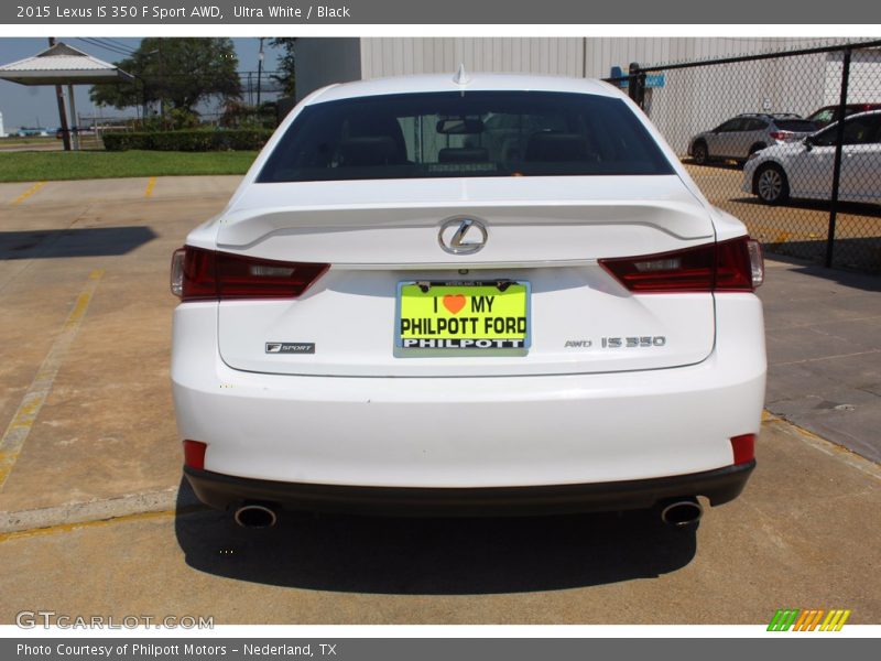 Ultra White / Black 2015 Lexus IS 350 F Sport AWD