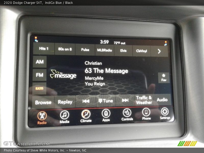 IndiGo Blue / Black 2020 Dodge Charger SXT