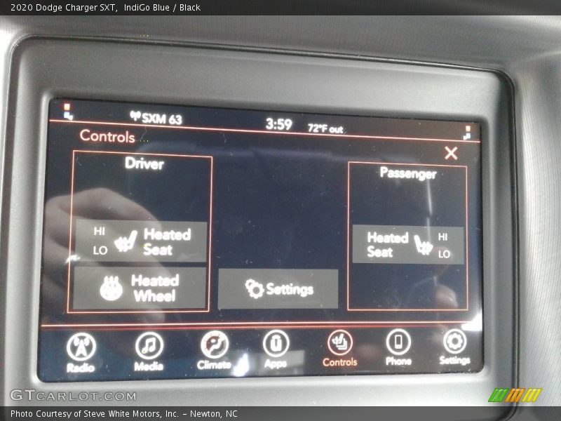 IndiGo Blue / Black 2020 Dodge Charger SXT