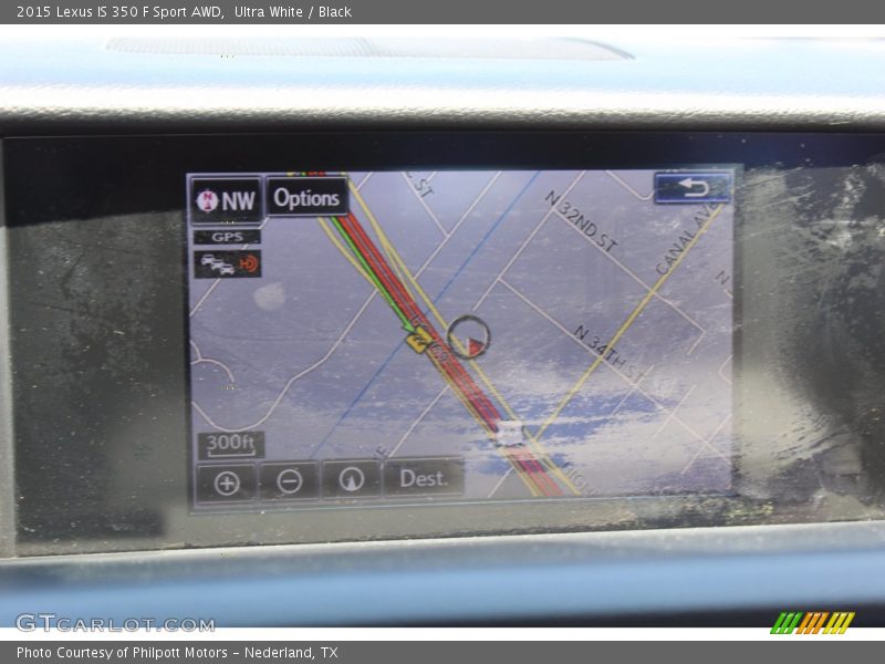 Navigation of 2015 IS 350 F Sport AWD