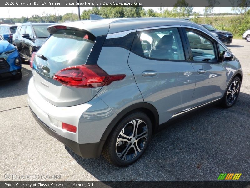 Slate Gray Metallic / Dark Galvanized Gray 2020 Chevrolet Bolt EV Premier