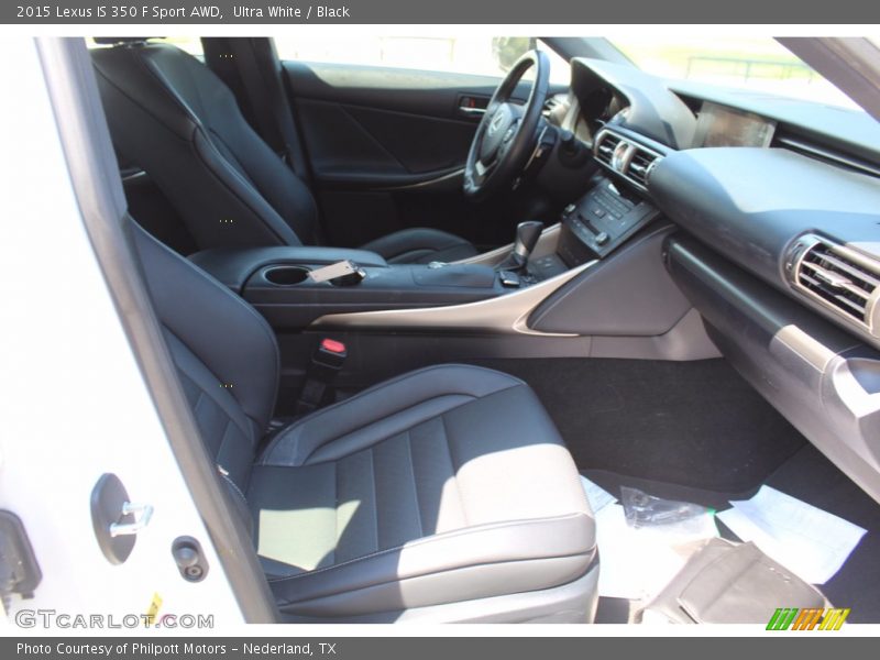 Ultra White / Black 2015 Lexus IS 350 F Sport AWD