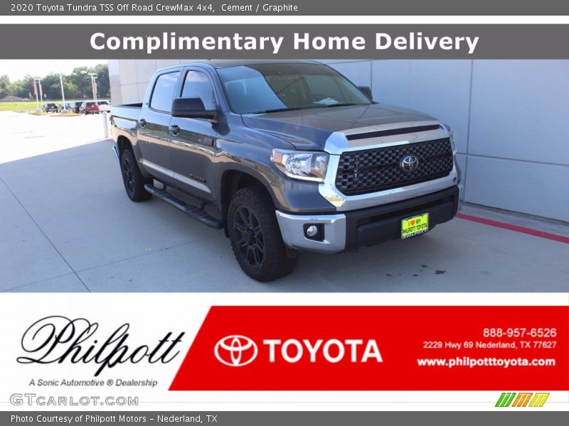 Cement / Graphite 2020 Toyota Tundra TSS Off Road CrewMax 4x4