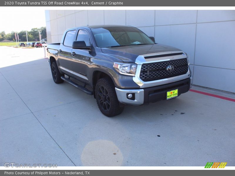 Cement / Graphite 2020 Toyota Tundra TSS Off Road CrewMax 4x4