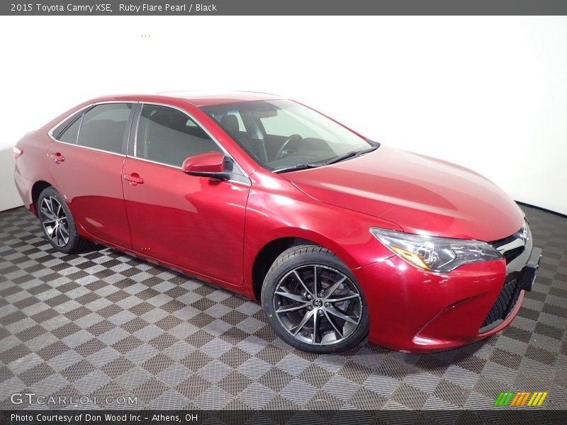 Ruby Flare Pearl / Black 2015 Toyota Camry XSE