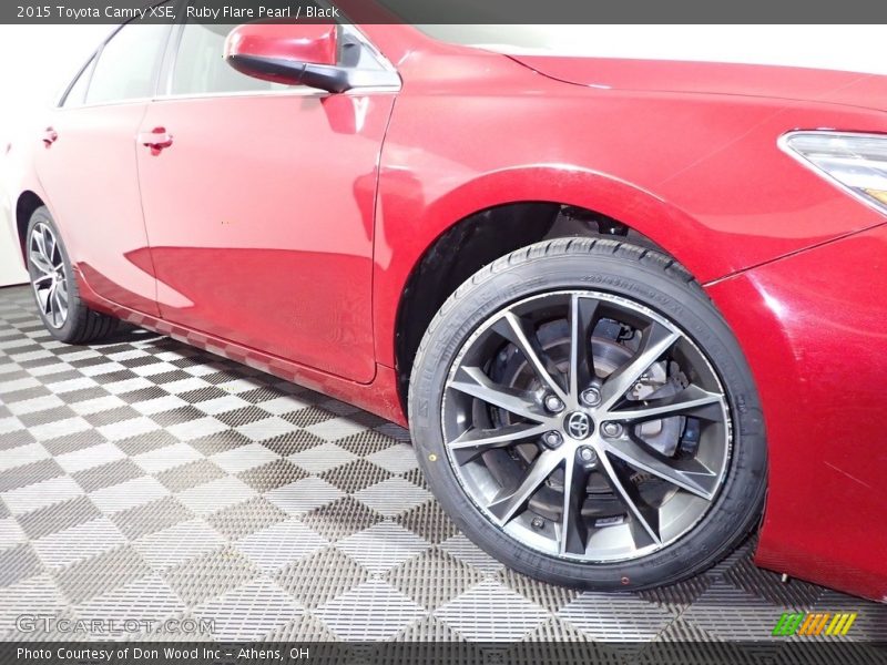 Ruby Flare Pearl / Black 2015 Toyota Camry XSE