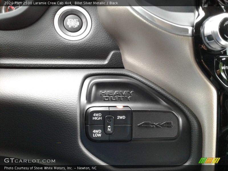 Controls of 2020 2500 Laramie Crew Cab 4x4