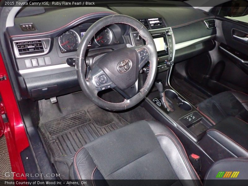 Ruby Flare Pearl / Black 2015 Toyota Camry XSE