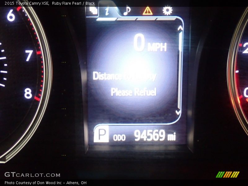 Ruby Flare Pearl / Black 2015 Toyota Camry XSE