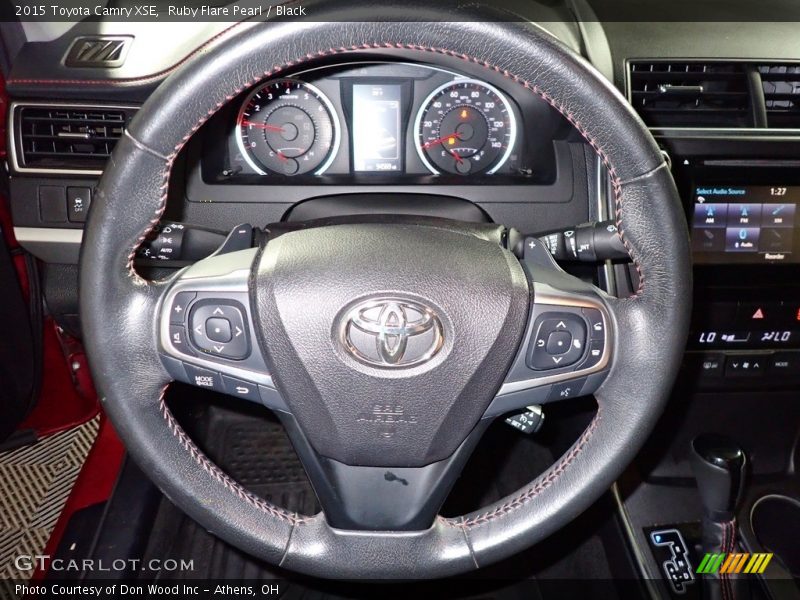 Ruby Flare Pearl / Black 2015 Toyota Camry XSE