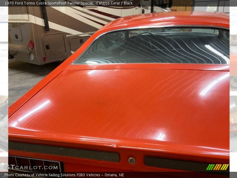 Calypso Coral / Black 1970 Ford Torino Cobra SportsRoof Twister Special
