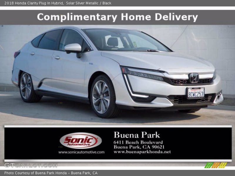 Solar Silver Metallic / Black 2018 Honda Clarity Plug In Hybrid