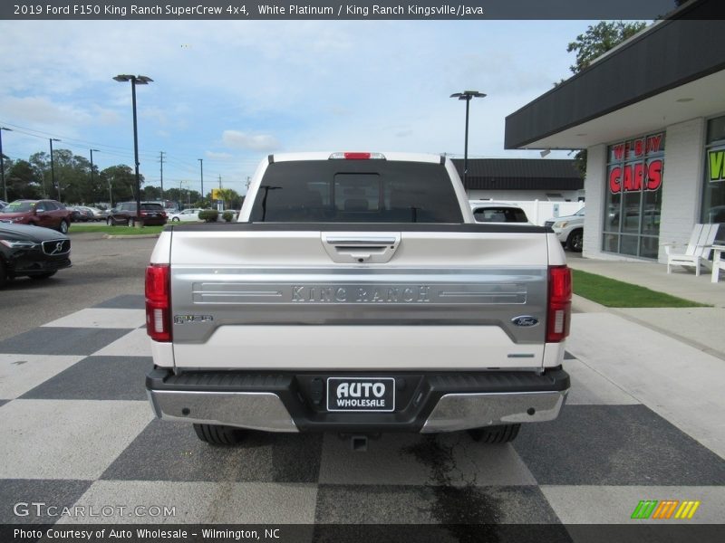 White Platinum / King Ranch Kingsville/Java 2019 Ford F150 King Ranch SuperCrew 4x4
