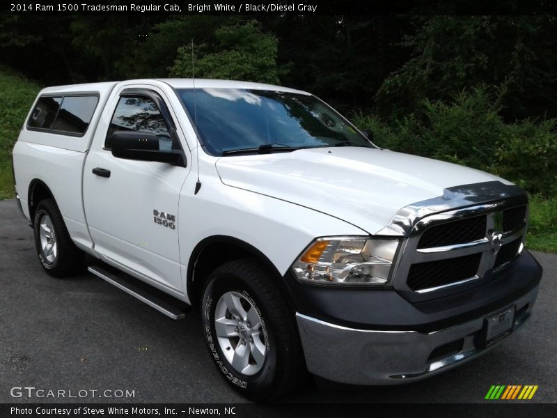 Bright White / Black/Diesel Gray 2014 Ram 1500 Tradesman Regular Cab