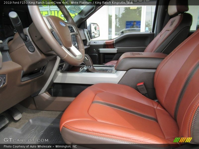 White Platinum / King Ranch Kingsville/Java 2019 Ford F150 King Ranch SuperCrew 4x4