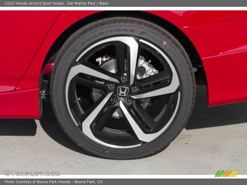 San Marino Red / Black 2020 Honda Accord Sport Sedan