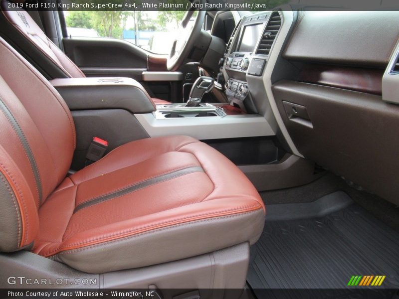 White Platinum / King Ranch Kingsville/Java 2019 Ford F150 King Ranch SuperCrew 4x4
